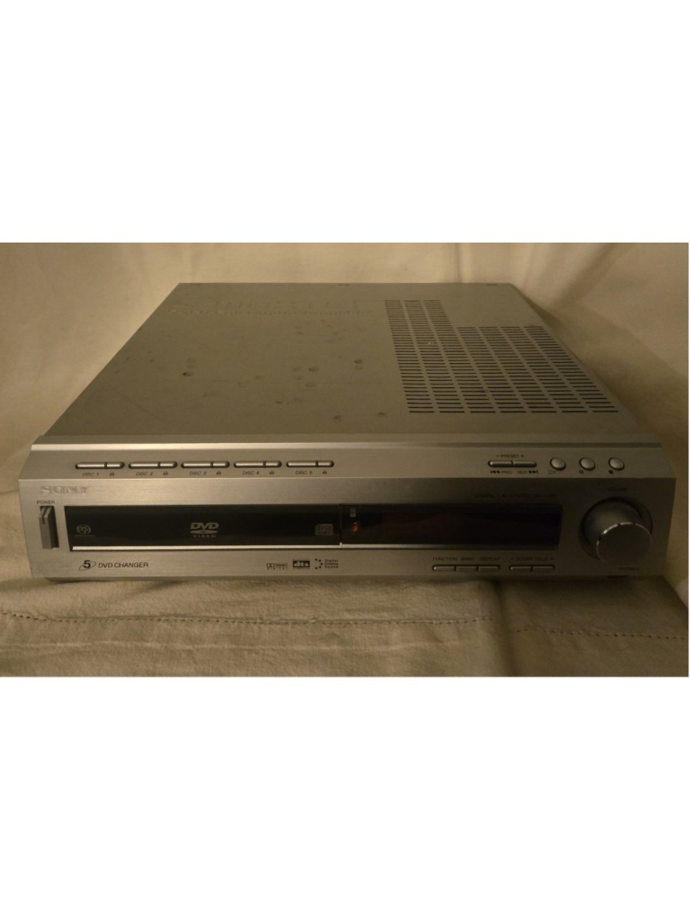Sony DAV-C450 S-Master 5.1-Channel Compact AV System 5-Disc DVD Unit Only Tested - Picture 2 of 16